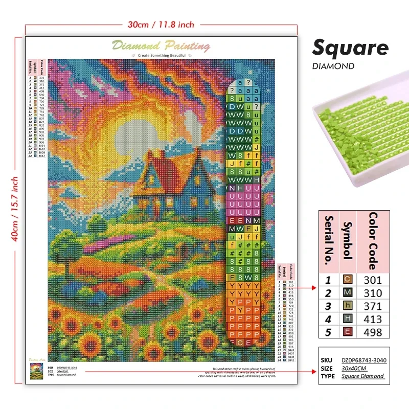 다이아몬드 페인팅 키트, 마오마오 진시, 약사의 일기  - Photo Mosaic Print 리뷰 및 가격